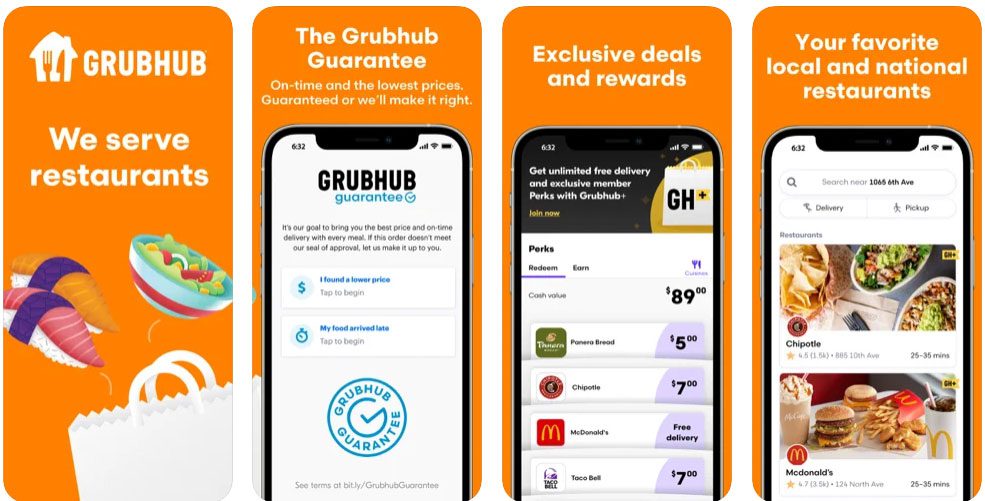 9 Most Popular Online Food and Beverages Delivery Mobile Apps in the USA 4 Grubhub