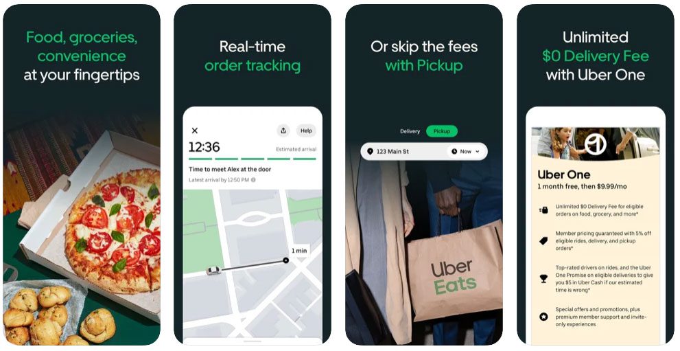 9 Most Popular Online Food and Beverages Delivery Mobile Apps in the USA 3 Uber-Eats