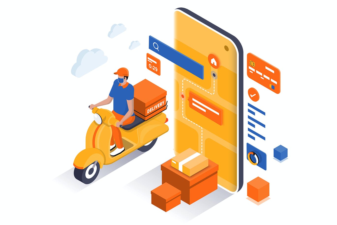 How Much Does it Cost to Develop an On-Demand Courier Delivery App or Package Tracking App? 2 Package Delivery Mobile App Development