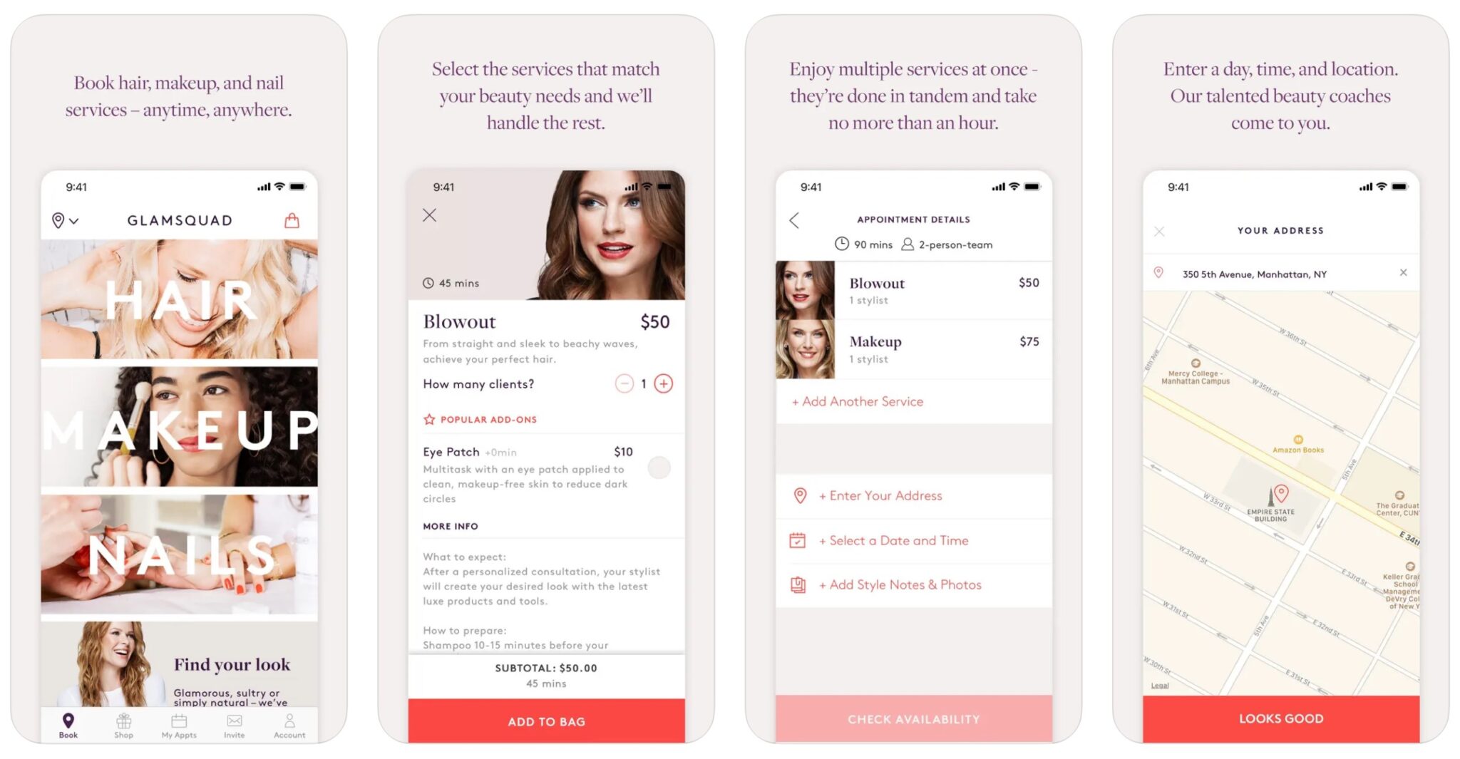 Cost To Make An App Like Glamsquad