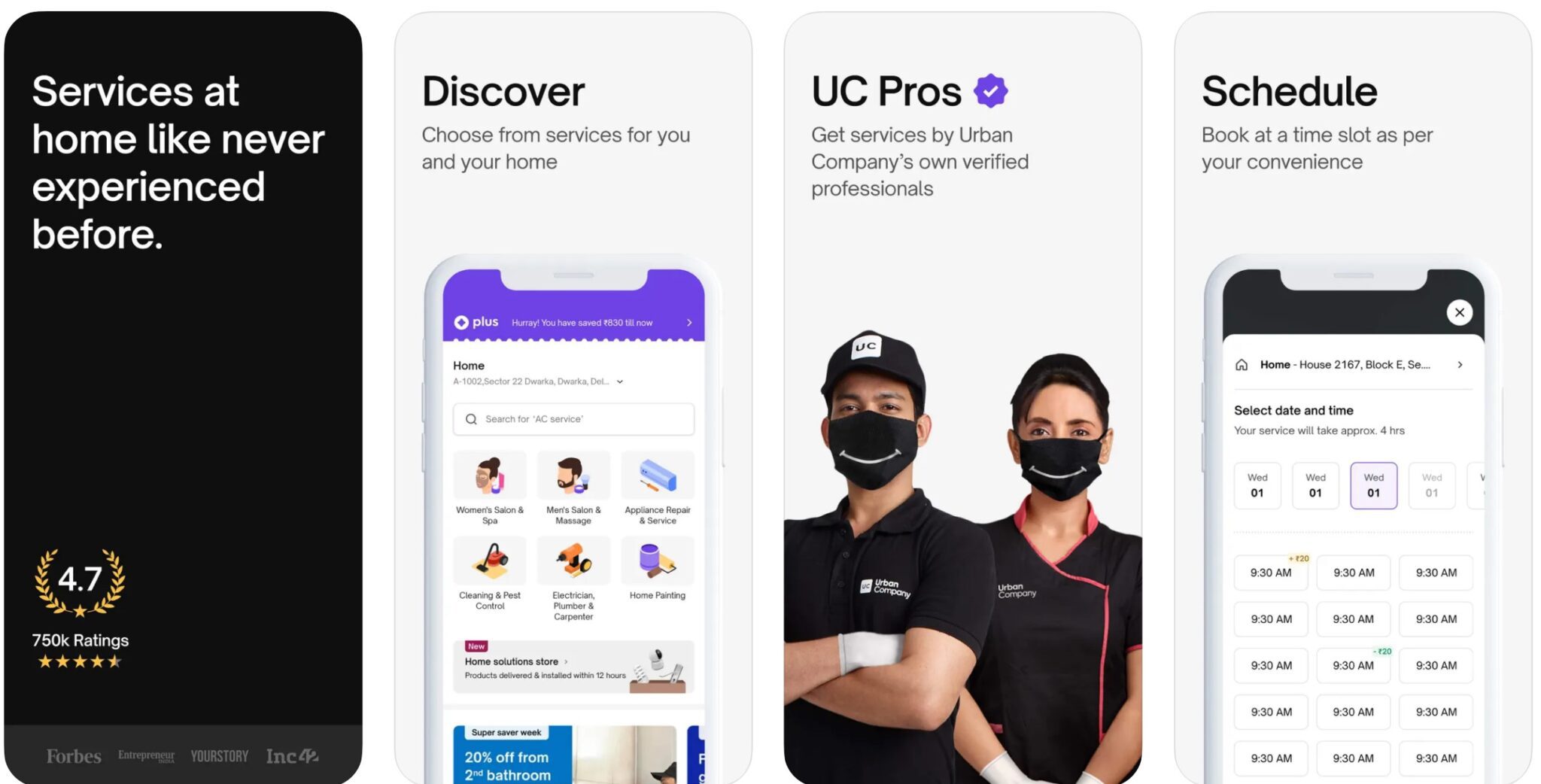 Cost To Develop An App Like Urban Company App
